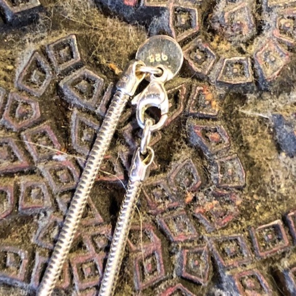 Tiffany & Co. Rare Vintage Silver & Black Enamel Ball Pendant Necklace - Picture 8 of 8